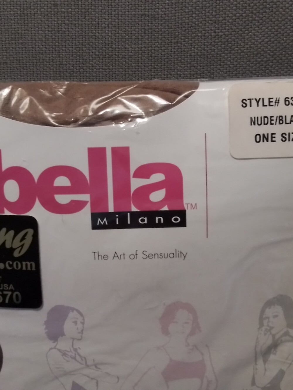 NWT Isabella Milano luxury backseam stockings, OS - Picture 2 of 5